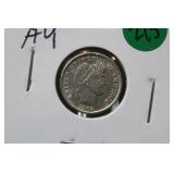 1902 Silver Barber Dime