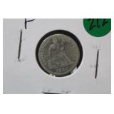 1891 Silver Seated Liberty Dime