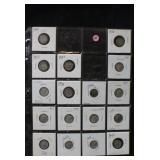 Lot of 17 Mixed Date Silver DImes