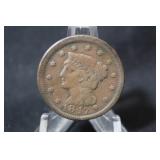 1847 Large Cent Coin