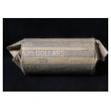 $25 Roll of Sacagawea Dollars