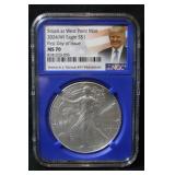 2024-W MS70 Donald J. Trump 1oz .999 Silver Eagle
