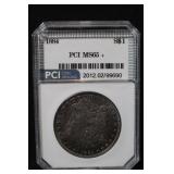 1884 Certified Morgan Silver Dollar