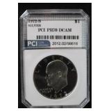 1972-S Certified Silver Eisenhower Dollar