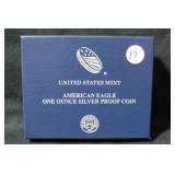 2021 Proof 1oz .999 Silver American Eagle Coin