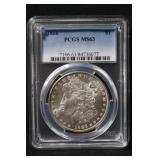 1886 MS63 Morgan Silver Dollar Certified