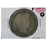 1897-O Barber Silver Half Dollar