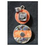 .925 Silver "Sandy Baker" Vintage Coral and