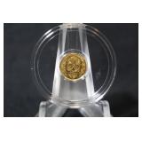 1/200th oz .9999 Pure Gold Coin