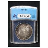 1880-S MS64 Morgan Silver Dollar Certified