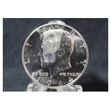 1964 Proof Cameo Kennedy Silver Half Dollar