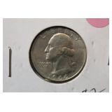1944 Uncirculated Washington Silver Quarter