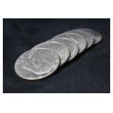 Lot of 6 Eisenhower Dollar