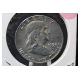 1954-D Franklin Silver Half Dollar