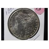 1881-S Uncirculated Morgan Silver Dollar