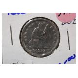 1853 Seated Liberty Silver Quarter