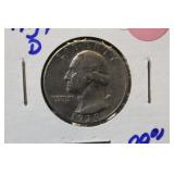 1939-D Washington Silver Quarter