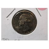 1935-S Uncirculated Washington Silver Quarter