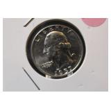 1957-D Uncirculated Washington Silver Quarter