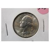 1951-D Uncirculated Washington Silver Quarter