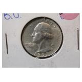 1953-D Uncirculated Washington Silver Quarter