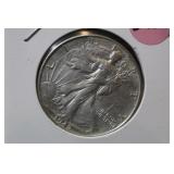 1942 Walking Liberty Silver Half Dollar