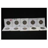 Lot of 10 Barber Silver Quarters Mixed Dates