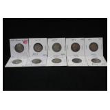 Lot of 10 Barber Silver Quarter Mixed Date