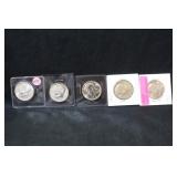 Lot of 4 40% Silver Kennedy Halves