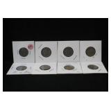 Lot of 8 Mixed Date Nickels