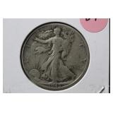 1945-D Walking Liberty Silver Half Dollar