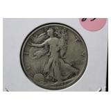 1945 Walking Liberty Silver Half Dollar
