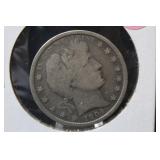 1904 Barber Silver Half Dollar