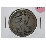 1918-D Walking Liberty Silver Half Dollar