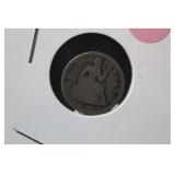 1855 Seated Liberty Silver Dime