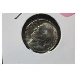 1944-S Uncirculated Jefferson Silver War Nickel