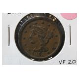 1853 Large Cent Coin