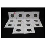 Lot of 14 Mixed Date Nickels