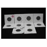 Lot of 10 Mixed Date Nickels