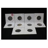 Lot of 10 Mixed Date Nickels