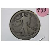 1916-D Walker with Obverse Mint Mark