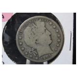 1905-S Barber Silver Half Dollar
