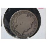 1899 Barber Silver Half Dollar