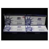 Lot of 4 U.S. Mint Proof Sets