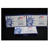 Lot of 3 U.S. Mint Proof Sets
