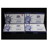 Lot of 4 U.S. Mint Proof Sets