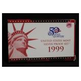 1999 U.S. Mint Silver Proof Set