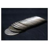 Roll of 20 90% Walking Liberty Silver Halves