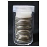 Roll of 20 Mixed Date 90% Silver Halves