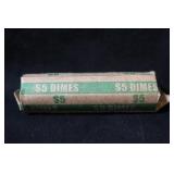 Roll of 50 Silver Dimes